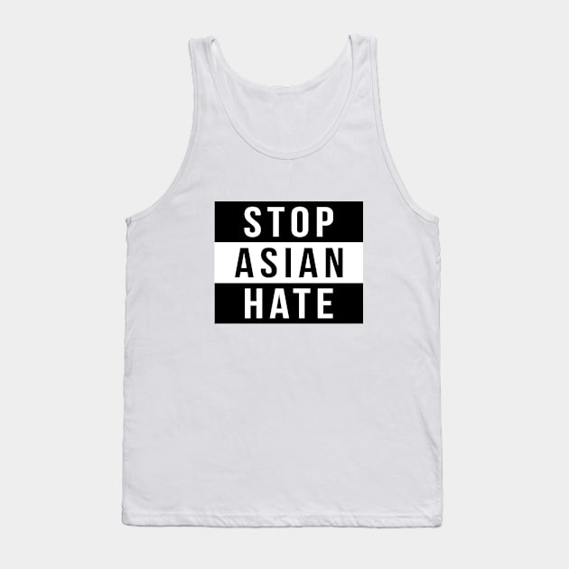 Stop Asian Hate Logo Tank Top by OldDannyBrown